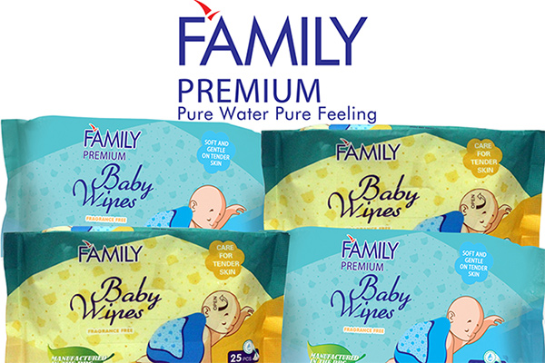 Family Premium Baby Wipe 25 Sheets